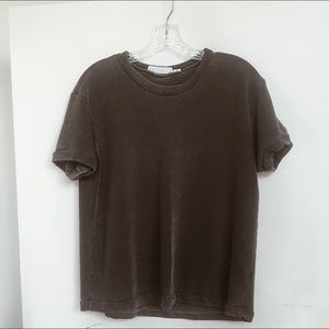 Distressed Shirt. Relaxed “cool” and “sporty” fit.